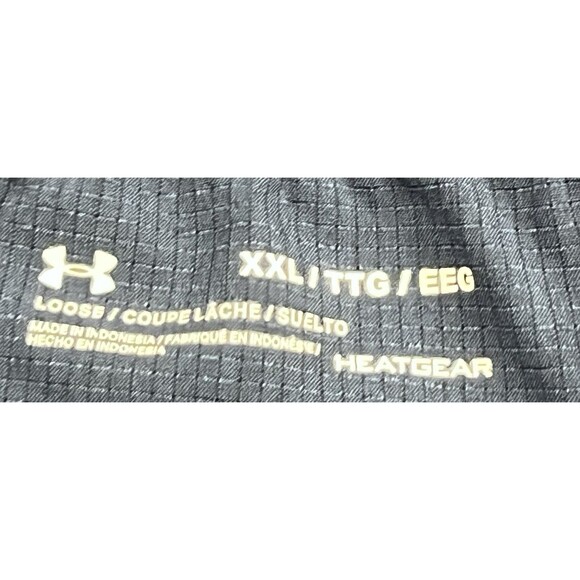 Under Armour Loose Shorts Men's Navy Blue Elastic Waist Drawstring Gym XXL 39/9 - Picture 8 of 12